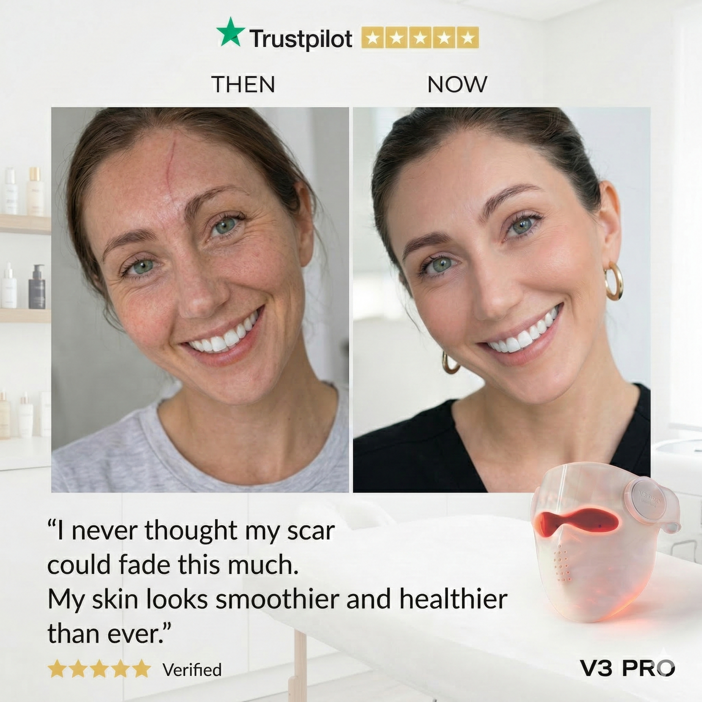 V3 Pro LED Face Mask